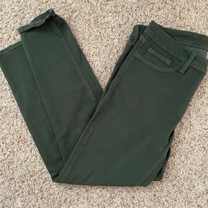 Forest green skinny jeggings